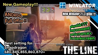 Winlator 713 glibc  Spec ops the line Android gameplay  Poco F1 Snapdragon 845 [upl. by Honniball]