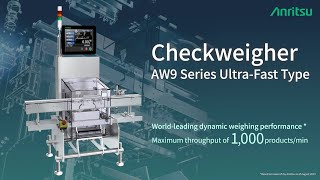 AW9 Series UltraFast Type Checkweigher [upl. by Atalee432]