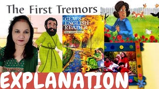 The First Tremors  Explanation in Hindi  Grade 4  Gems English Reader [upl. by Noitsuj]