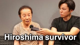 Interview with an Atomic bomb survivor in Hiroshima [upl. by Annelak]