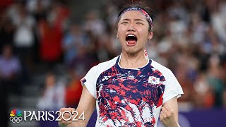 South Korea SMASHES its way to Olympic gold in womens badminton  Paris Olympics  NBC Sports [upl. by Jaye]