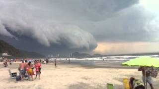 Tempestade Guaratuba  Paraná [upl. by Christye]