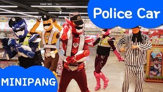 Police Car Song MV  Ranger  Miniforce  Car Songs  MiniPang TV Kids Song [upl. by Nemzzaj]