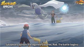 ASH vs RED FULL BATTLE in the Pokémon Anime Animated Trailer [upl. by Billat649]