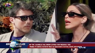 Gf Vip Daniele Dal Moro litiga con Oriana «Sei prima vi insultavate ora le racconti tutto»Cosè [upl. by Ecikram]