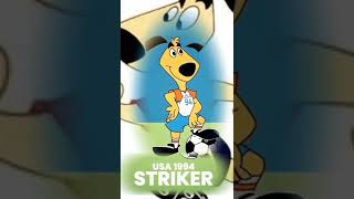 Fifa World Cup All Mascot 19662022 shorts fifaworldcup2022 the evolution mascot [upl. by Barret]