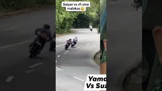 Sniper vs raider shortvideo motors motorcycle viralshort yamahasniper suzukiraider150fi [upl. by Mark]