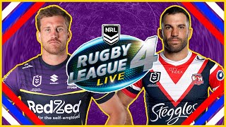 CAN THE MELBOURNE STORM BEAT THE ROOSTERS ON RLL4 DESPITE CRAZY MUNSTER ERROR ROUND 7 [upl. by Norabel]