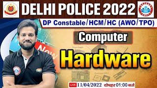 Computer  Hardware  Hardware Computer 6  Delhi Police 2022 DP Computer Classes By Naveen Sir [upl. by Ahsikram]