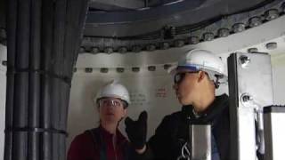 Where does Wind Power come from Climbing Inside a Wind Turbine [upl. by Conn]