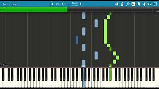 Silent Hill 2  Promise Reprise  Synthesia Piano Tutorial [upl. by Aiyram]