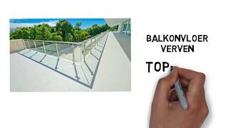 Balkonvloer Verven  Top3 Tips [upl. by Ahsimin586]