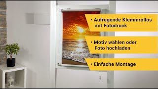 Coole Klemmrollos  Individuell  Leicht zu montieren  Günstig [upl. by Nolyk263]