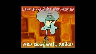 Land ahoy it be Wednesday Yer doin well sailor [upl. by Nayrb]