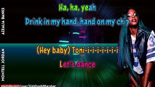 Azealia Banks  Esta Noche Instrumental  Karaoke with Lyrics [upl. by Sedda174]