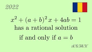 Romanian National Mathematical Olympiad 9th grade 2022 problem 1 [upl. by Nwahsek]