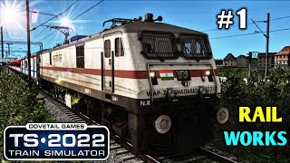 🔥TRAIN SIMULATOR 2022  RAILWORKS FHD Indian Gameplay 1 [upl. by Otrebilif934]