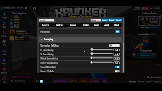 A Melhor Configuração do Krunker  Mostrando Minhas Configurações [upl. by Aroda]