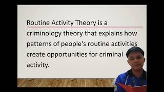 ROUTINE ACTIVITY THEORY [upl. by Brigitte]