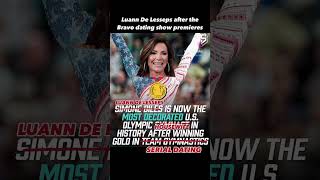 Luann De Lesseps after taking GOLD after her dating show premieres on Bravo [upl. by Terri791]