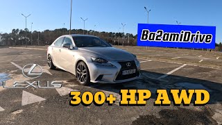 2015 Lexus IS 350 FSport driving on sunny day 0200kmh Test amp Acceleration [upl. by Sivahc827]