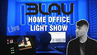 3LAU  Tokyo feat XIRA Home Office Light Show [upl. by Enelehcim]