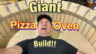 Pizza Oven Build  Commercial Size [upl. by Anuayek216]