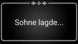 SOHNE LAGDElyrics Sidhu Moosewala PropheC punjabi song lyrics [upl. by Acissj]