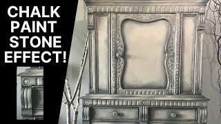 Chalk Paint Stone Effect using Chalk Paint Ragging and Stippling technique [upl. by Sparrow331]