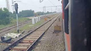 Kollam Sabarimala Special 07145 MTM  QLN Crossing Perundurai 🚂 [upl. by Jason983]