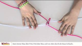 DIY KreativIdee Paracord Schlüsselanhänger knüpfen [upl. by Rankin]