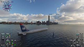 Miracle Landing on the Hudson Recreation in Microsoft Flight Simulator 2020 [upl. by Farika]