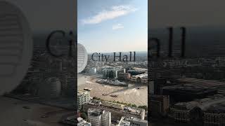 Sky garden skygarden cityhall london rooftop londonview trending short shorts ytshorts [upl. by Litt]