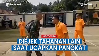 Letnan Kolonel Diteriaki Tahanan Prajurit di Dalam Penjara Pangkatnya Digondol Kucing [upl. by Rambort]