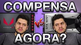 GTX 1070 Ti Vs RX VEGA 56 STRIX  Melhor CUSTO X BENEFICIO  Testes em GAMES  Agora COMPENSA [upl. by Rebm96]