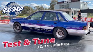 Castlemaine Rod Shop Test amp Tune Heathcote park raceway VL Commodore HJ Holden HT Wagon [upl. by Eisor59]