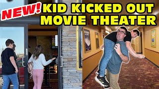 Kid Temper Tantrum Kicked Out And Banned From Movie Theater  EPIC THEATER RAGE [upl. by Eelyk589]