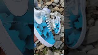 Customize quot Blue Stormquot Shoes airforce1 shorts custom video [upl. by Vina]