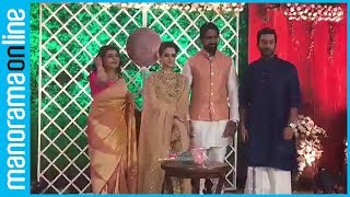 Bhavana Wedding Prithviraj Attends the Reception [upl. by Vanny572]