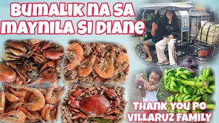 THANK YOU PO VILLARUZ FAMILYNAGLUTO NG SINANTOLLUMUWAS NA NG MANILA SI DIANEGIFT KAY MALOYampMHALIA [upl. by Valentina]