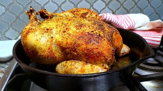 This OVENROASTED CHICKEN is easy to make and perfect for beginner cooks [upl. by Ecarret]