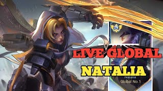 Mabar Freepush mmr natalia  Mobile Legends [upl. by Zurkow]