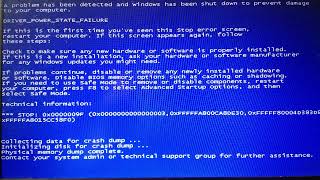 How to fix crash dump  crash dump windows 7 fix  driver power state failure windows 7 2023CC [upl. by Nerval353]