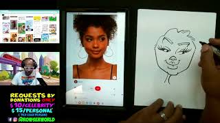 How to Draw a Caricature for Beginners Draw Along 17 [upl. by Yecal179]