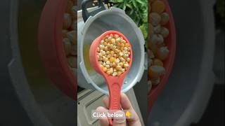 Corn aur milk se banao ye recipe milkpopcorn toffeepopcorn popcorn recipe [upl. by Halfdan851]