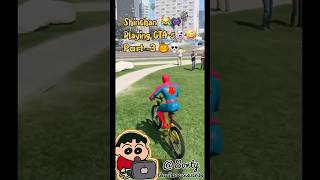 Shinchan Playing GTA 5 😂👻 Hindi Funny Gameplay Part 3 gta shorts shinchan ytshorts [upl. by Levram315]