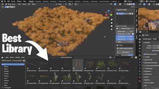 Best Free Blender Addon For Plants and Vegetation [upl. by Naehs18]