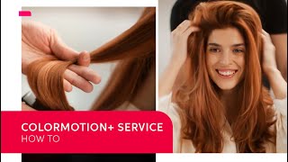 How to do a Wella ColorMotionService during Coloring  Wella Professionals [upl. by Annaik]