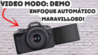 Video Test Canon R50 Modo demo Excelente herramienta para creadores de contenido [upl. by Seraphim]