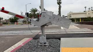 NEW BELL Oceanside Boulevard Railroad Crossing  East Side [upl. by Ahtabat551]